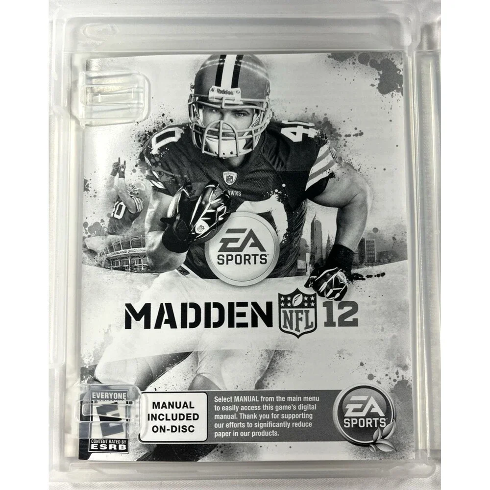 Madden NFL 12 Sony PlayStation 3 Peyton Hillis Complete with Manual Tested